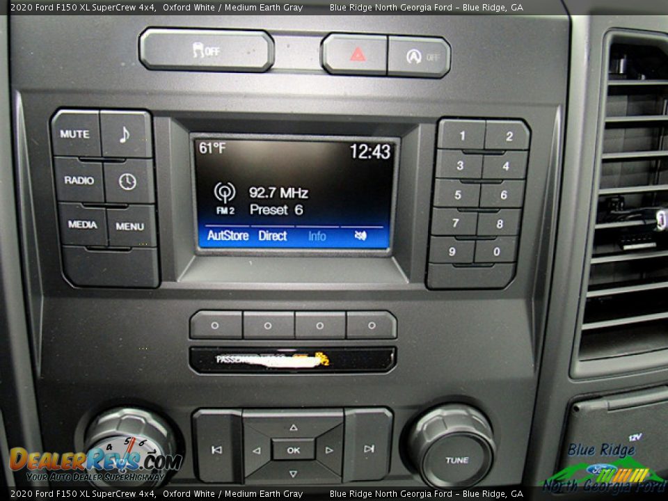 2020 Ford F150 XL SuperCrew 4x4 Oxford White / Medium Earth Gray Photo #20