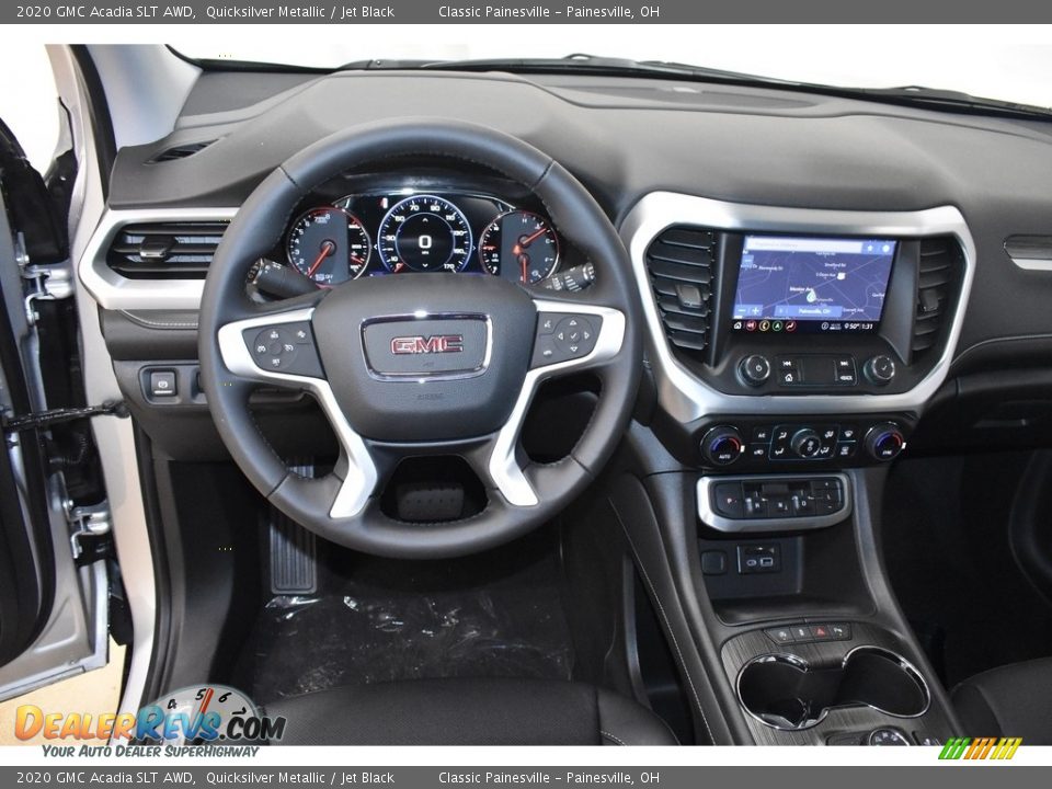 2020 GMC Acadia SLT AWD Quicksilver Metallic / Jet Black Photo #4