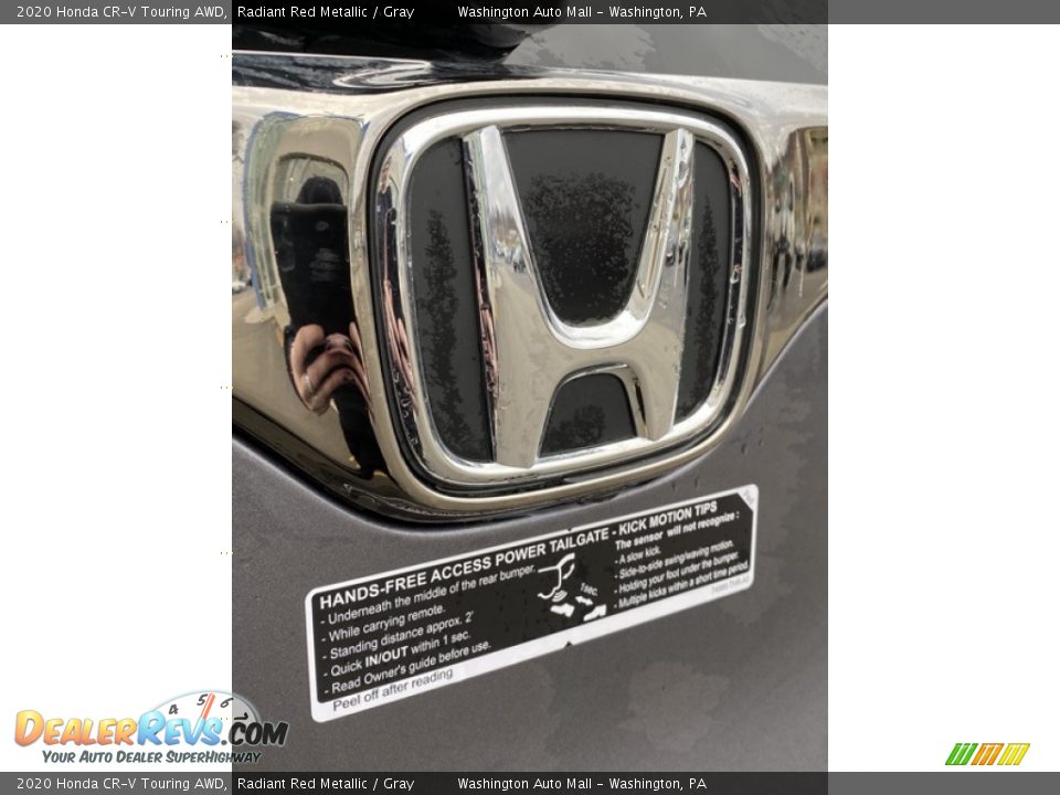 2020 Honda CR-V Touring AWD Radiant Red Metallic / Gray Photo #21