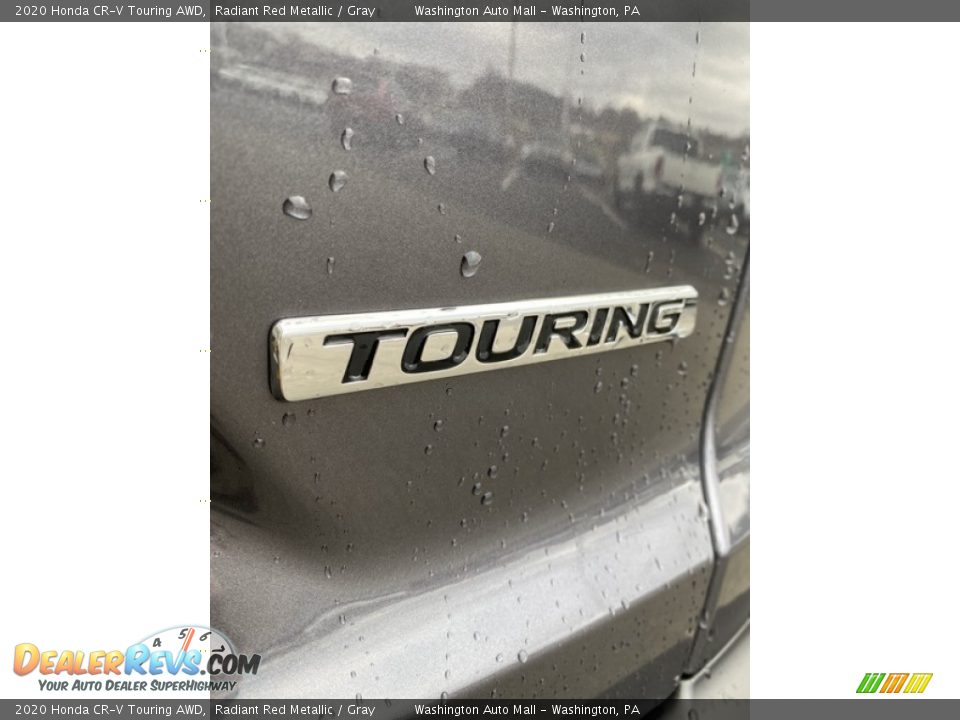 2020 Honda CR-V Touring AWD Radiant Red Metallic / Gray Photo #25