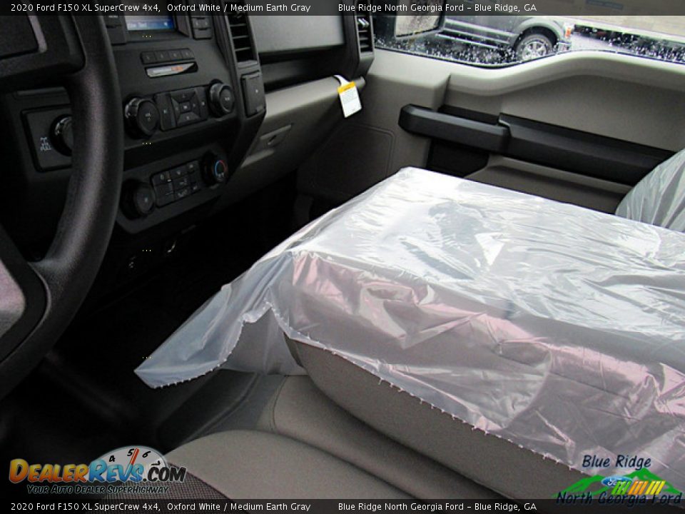 2020 Ford F150 XL SuperCrew 4x4 Oxford White / Medium Earth Gray Photo #25
