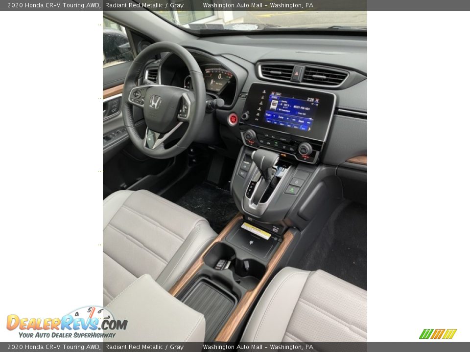 2020 Honda CR-V Touring AWD Radiant Red Metallic / Gray Photo #28