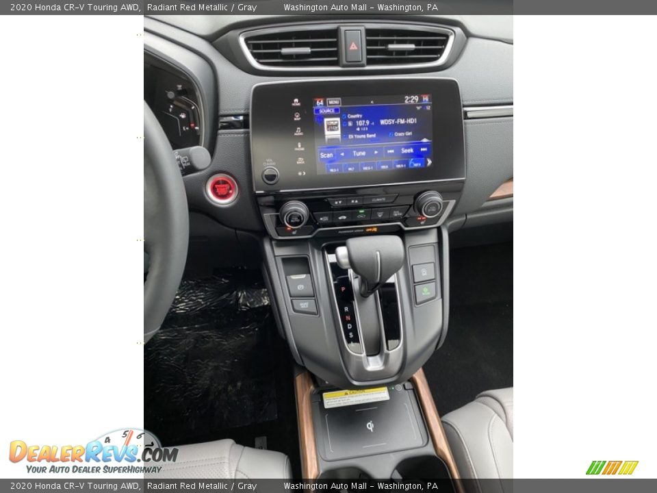 2020 Honda CR-V Touring AWD Radiant Red Metallic / Gray Photo #32