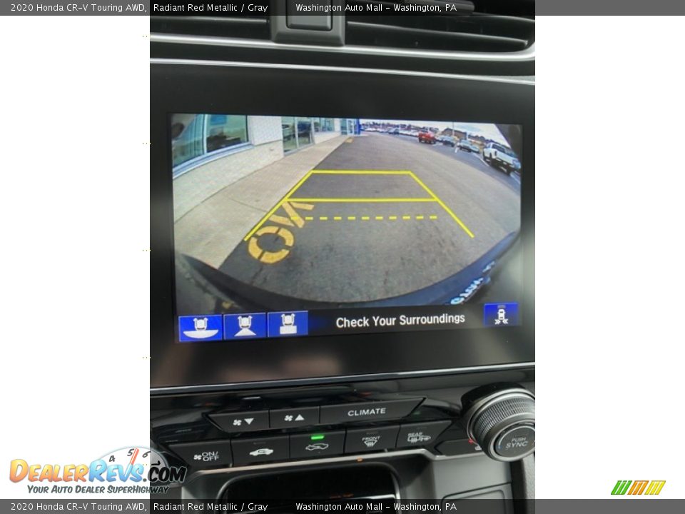 2020 Honda CR-V Touring AWD Radiant Red Metallic / Gray Photo #33