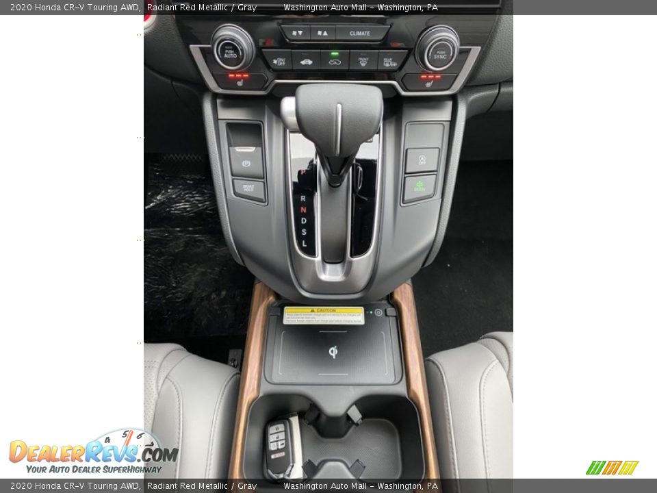 2020 Honda CR-V Touring AWD Radiant Red Metallic / Gray Photo #34