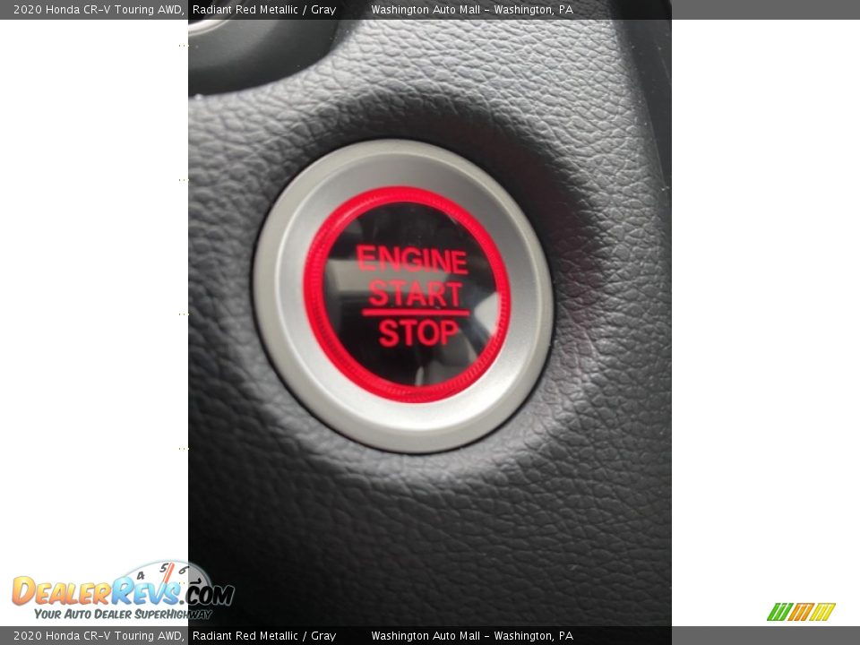 2020 Honda CR-V Touring AWD Radiant Red Metallic / Gray Photo #36