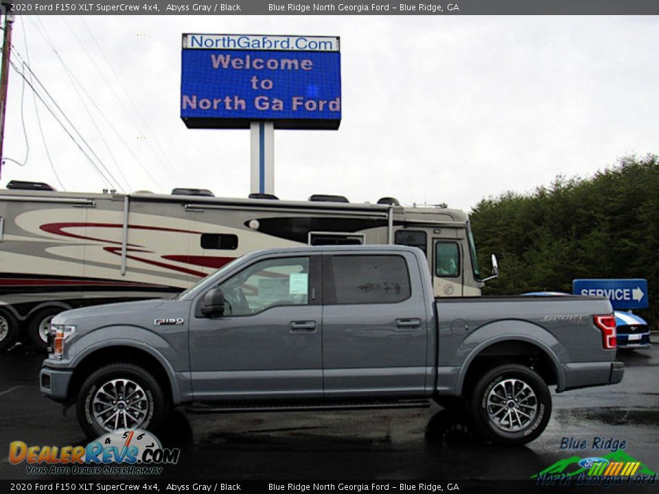 2020 Ford F150 XLT SuperCrew 4x4 Abyss Gray / Black Photo #2