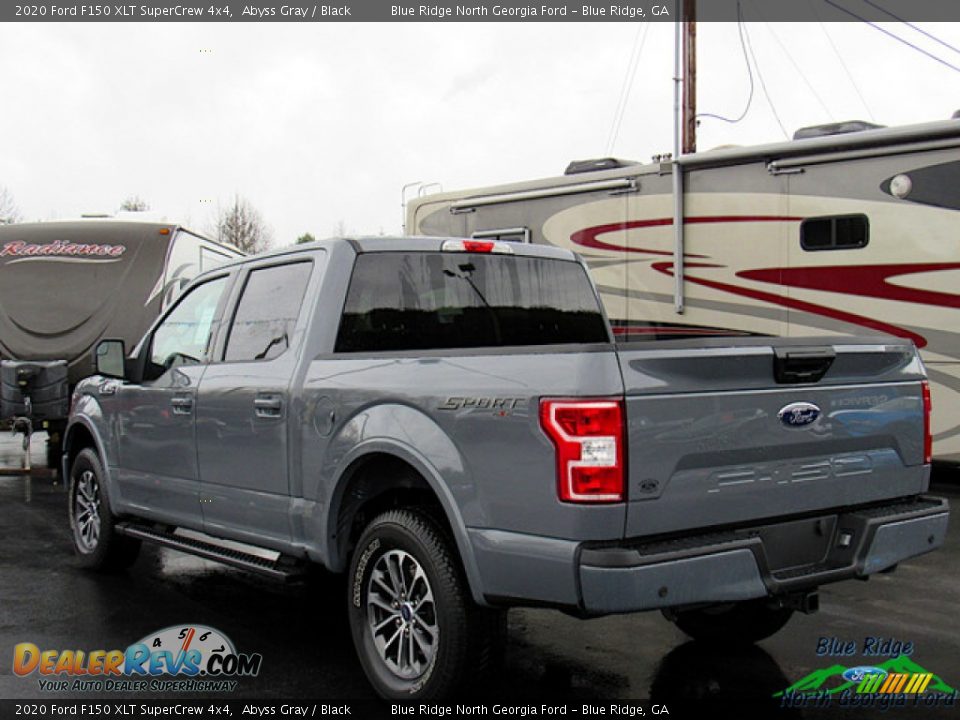 2020 Ford F150 XLT SuperCrew 4x4 Abyss Gray / Black Photo #3