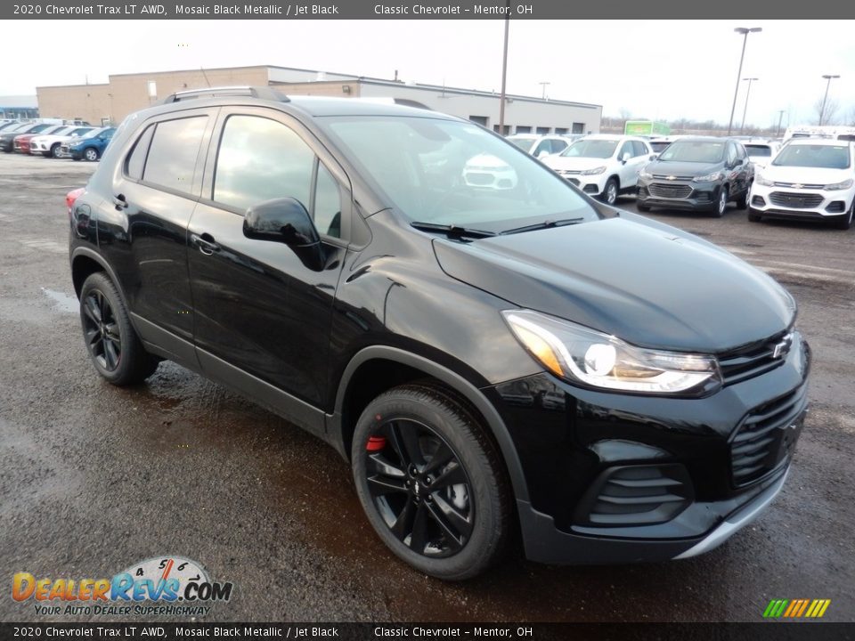 2020 Chevrolet Trax LT AWD Mosaic Black Metallic / Jet Black Photo #3