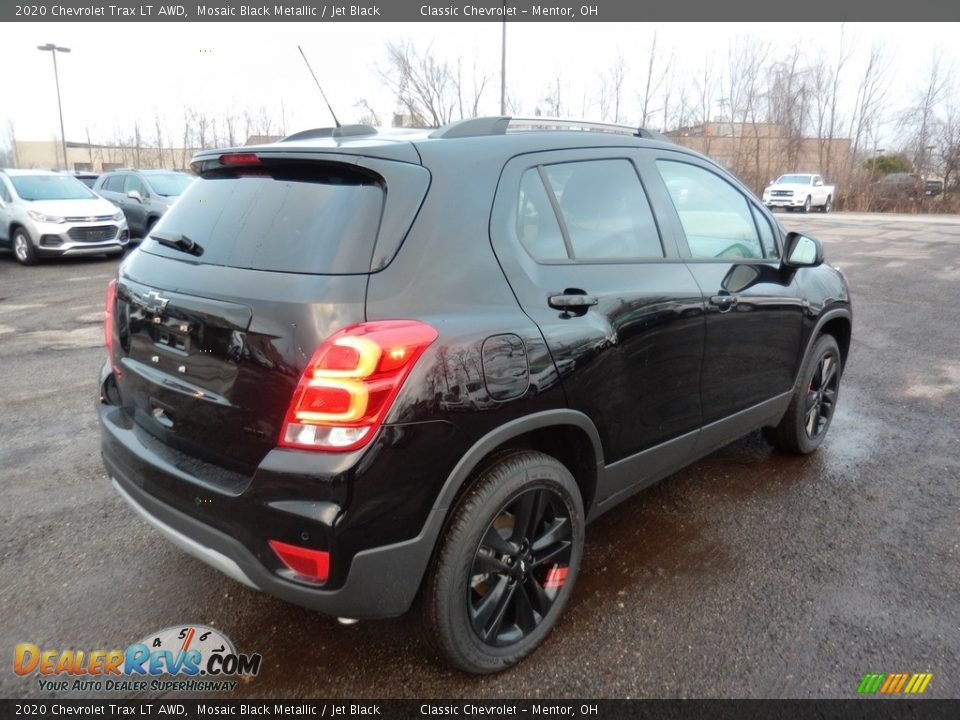 2020 Chevrolet Trax LT AWD Mosaic Black Metallic / Jet Black Photo #4