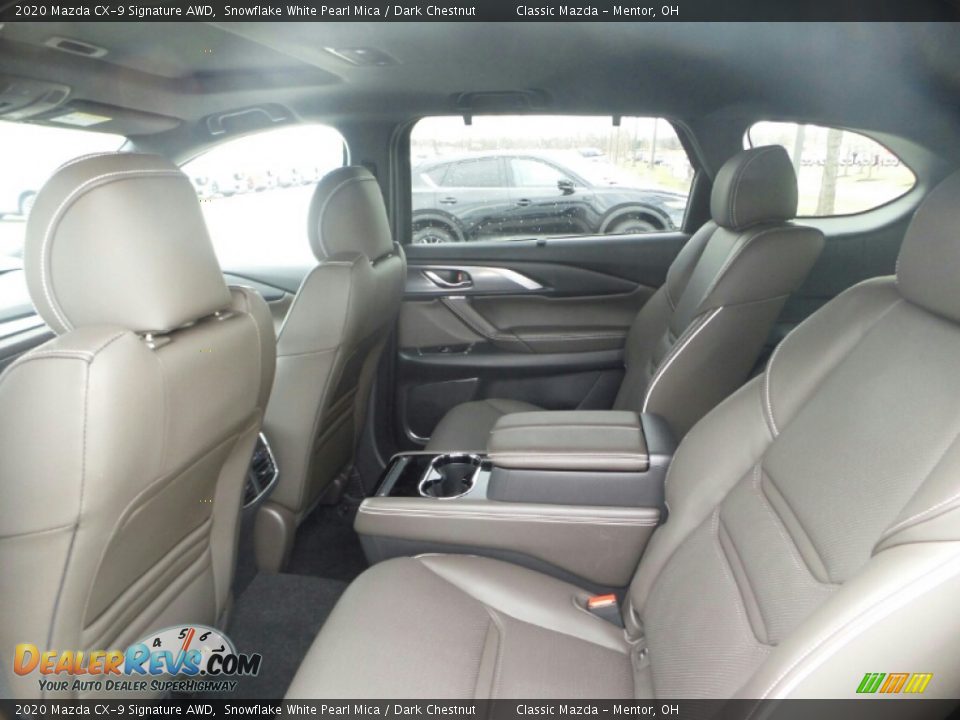2020 Mazda CX-9 Signature AWD Snowflake White Pearl Mica / Dark Chestnut Photo #9