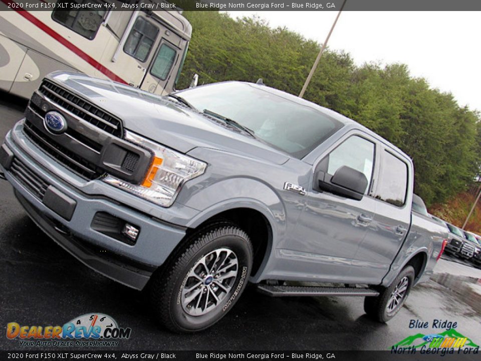 2020 Ford F150 XLT SuperCrew 4x4 Abyss Gray / Black Photo #28