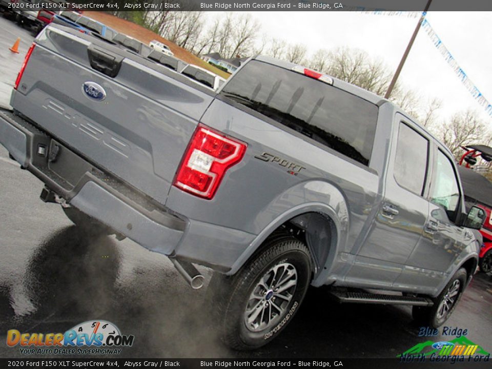 2020 Ford F150 XLT SuperCrew 4x4 Abyss Gray / Black Photo #30