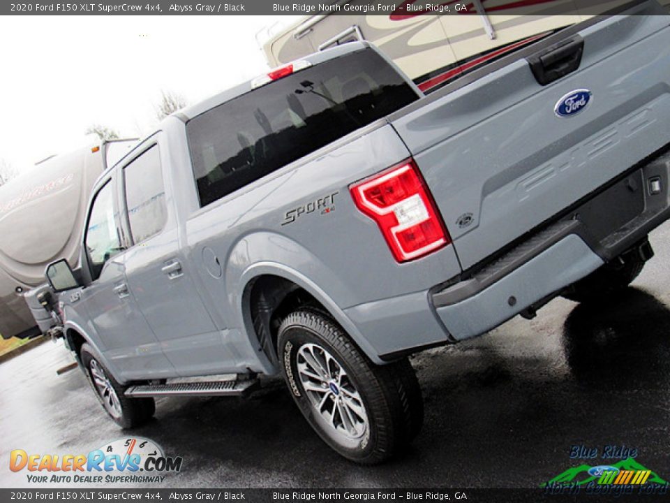 2020 Ford F150 XLT SuperCrew 4x4 Abyss Gray / Black Photo #31