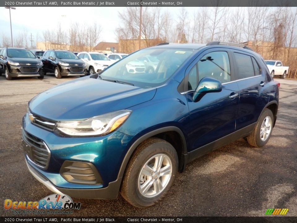 2020 Chevrolet Trax LT AWD Pacific Blue Metallic / Jet Black Photo #1