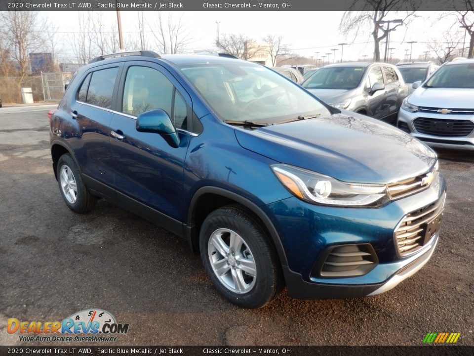 2020 Chevrolet Trax LT AWD Pacific Blue Metallic / Jet Black Photo #3