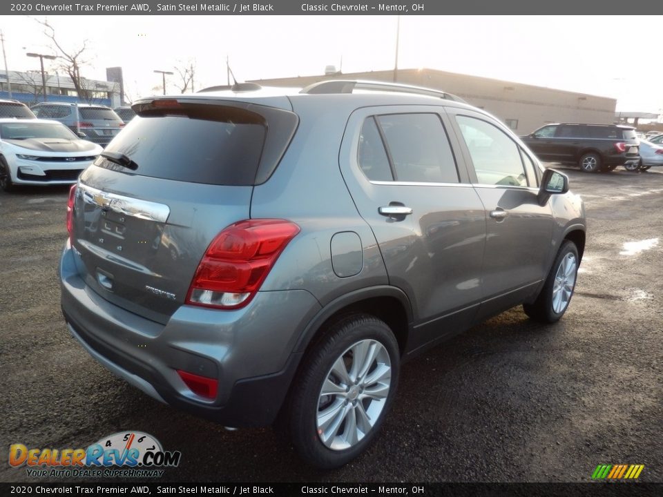 2020 Chevrolet Trax Premier AWD Satin Steel Metallic / Jet Black Photo #4