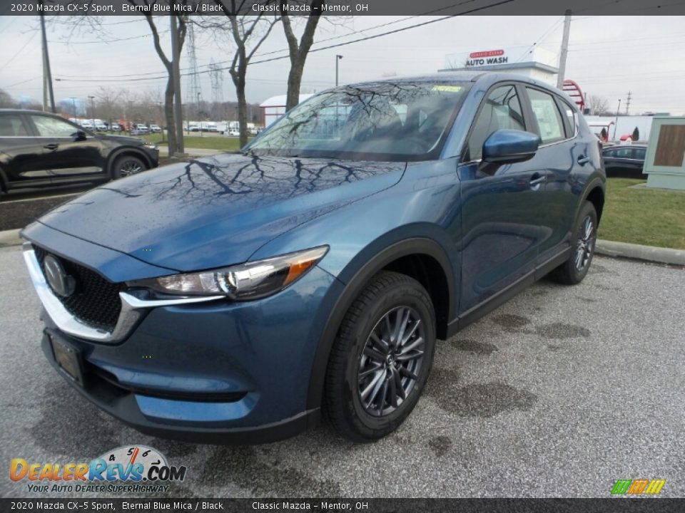 2020 Mazda CX-5 Sport Eternal Blue Mica / Black Photo #3