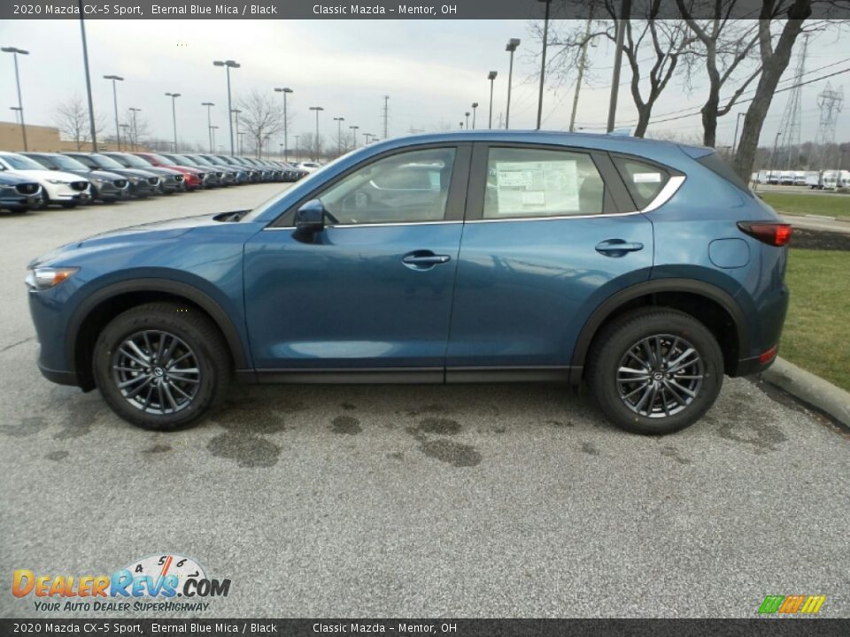 2020 Mazda CX-5 Sport Eternal Blue Mica / Black Photo #4