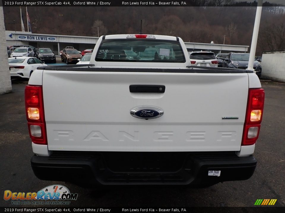 2019 Ford Ranger STX SuperCab 4x4 Oxford White / Ebony Photo #3