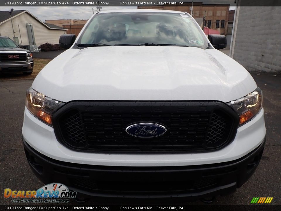 2019 Ford Ranger STX SuperCab 4x4 Oxford White / Ebony Photo #7