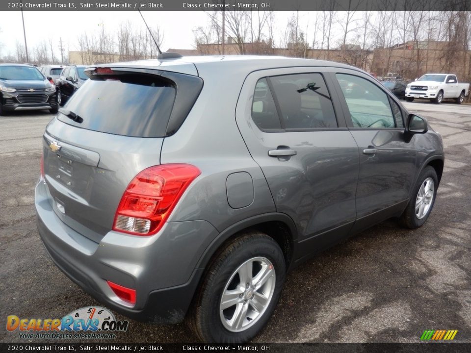 2020 Chevrolet Trax LS Satin Steel Metallic / Jet Black Photo #4