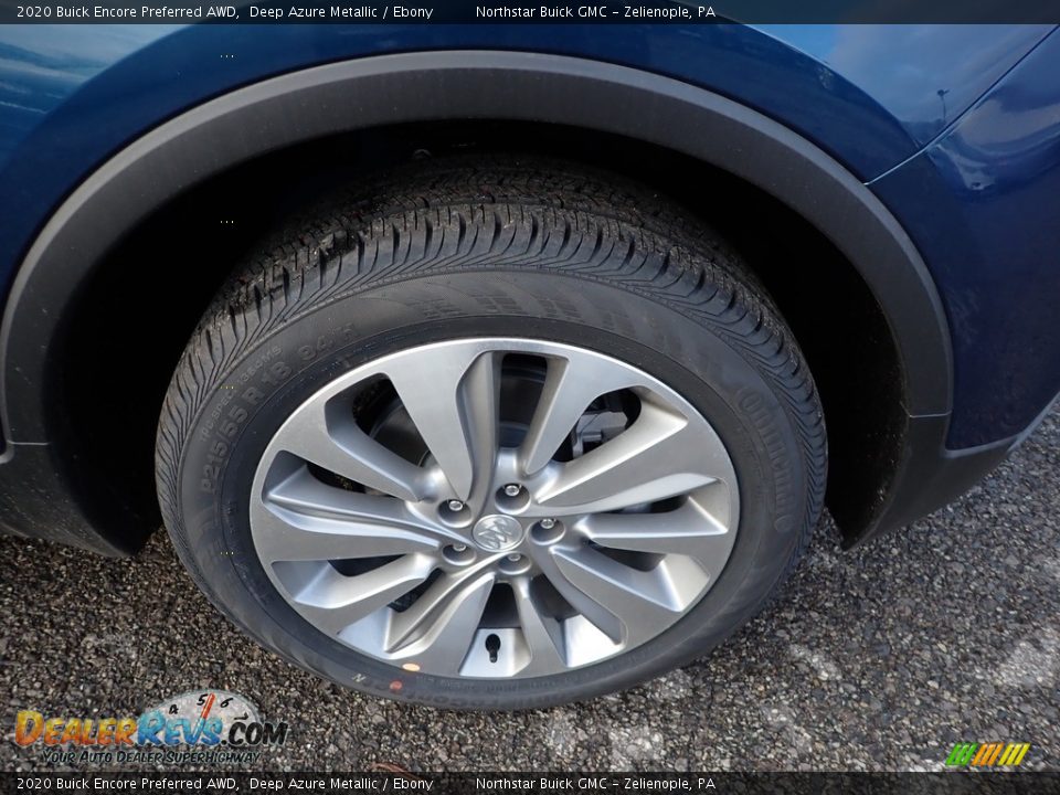 2020 Buick Encore Preferred AWD Deep Azure Metallic / Ebony Photo #10