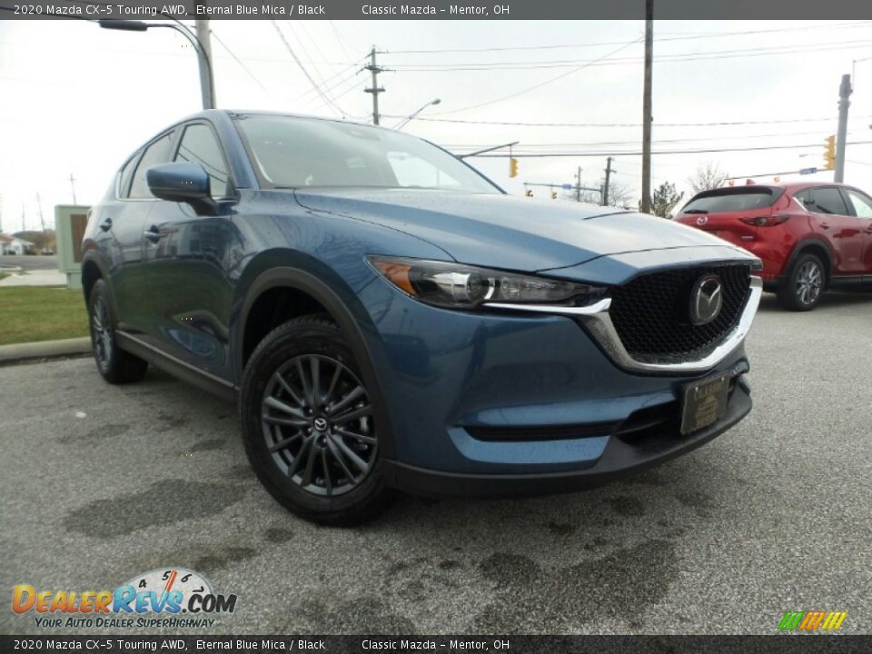 2020 Mazda CX-5 Touring AWD Eternal Blue Mica / Black Photo #1