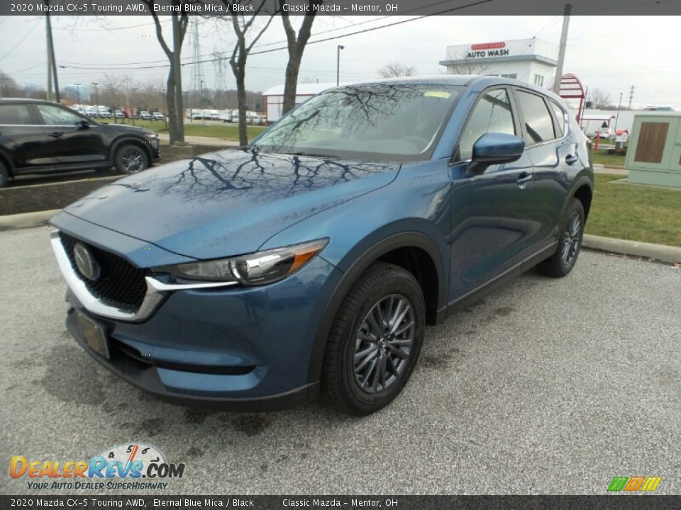 2020 Mazda CX-5 Touring AWD Eternal Blue Mica / Black Photo #3