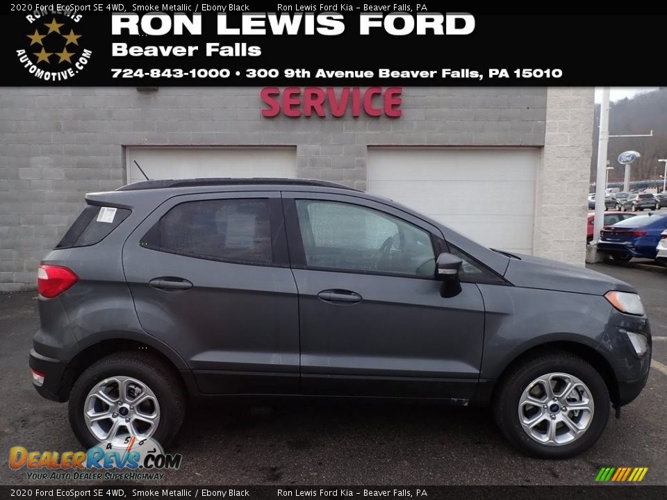 2020 Ford EcoSport SE 4WD Smoke Metallic / Ebony Black Photo #1