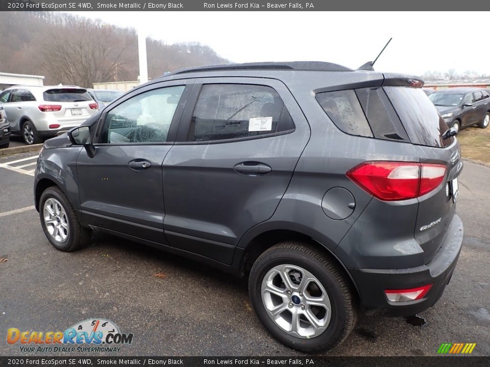 2020 Ford EcoSport SE 4WD Smoke Metallic / Ebony Black Photo #5