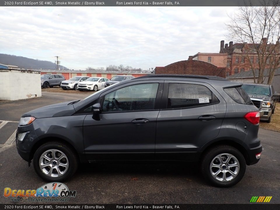 2020 Ford EcoSport SE 4WD Smoke Metallic / Ebony Black Photo #6