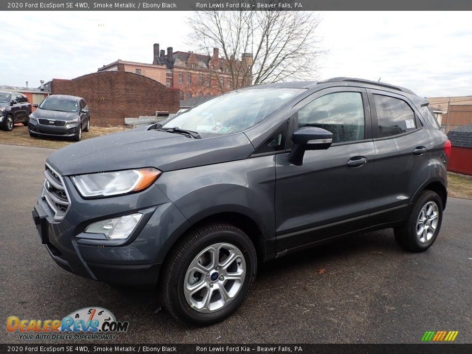 2020 Ford EcoSport SE 4WD Smoke Metallic / Ebony Black Photo #7