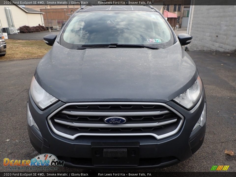 2020 Ford EcoSport SE 4WD Smoke Metallic / Ebony Black Photo #8