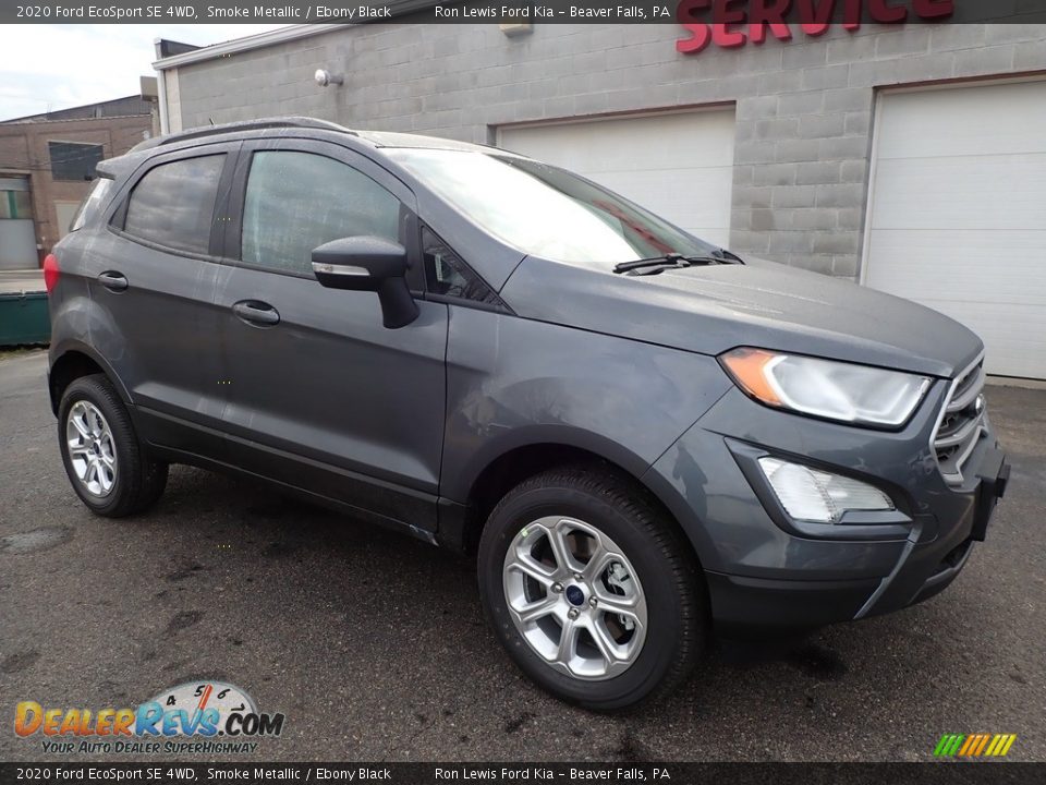 2020 Ford EcoSport SE 4WD Smoke Metallic / Ebony Black Photo #9