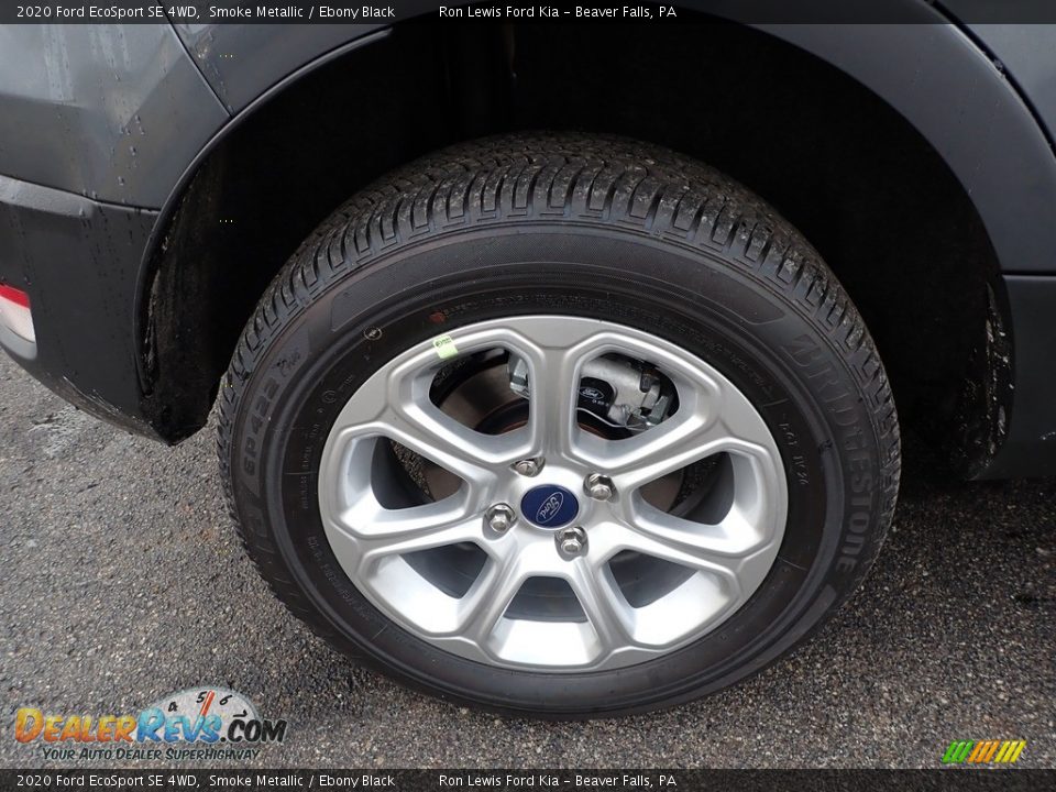 2020 Ford EcoSport SE 4WD Smoke Metallic / Ebony Black Photo #10