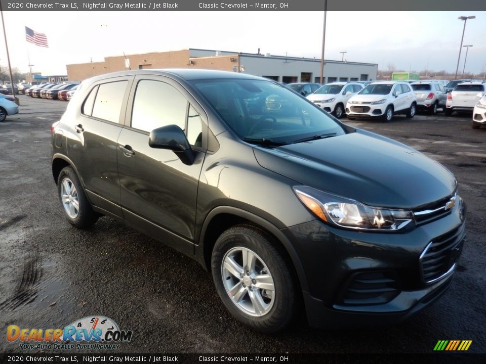 2020 Chevrolet Trax LS Nightfall Gray Metallic / Jet Black Photo #3