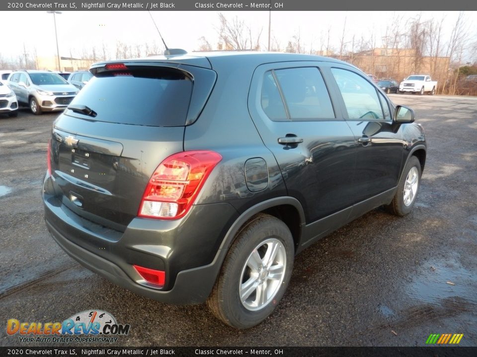 2020 Chevrolet Trax LS Nightfall Gray Metallic / Jet Black Photo #4