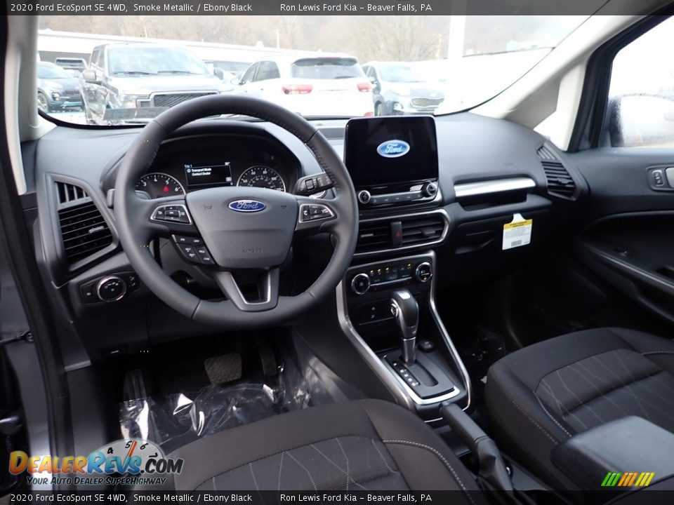 2020 Ford EcoSport SE 4WD Smoke Metallic / Ebony Black Photo #16