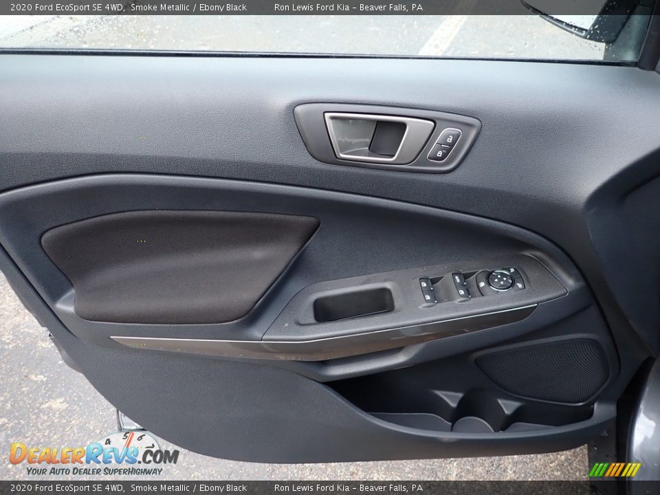 2020 Ford EcoSport SE 4WD Smoke Metallic / Ebony Black Photo #17