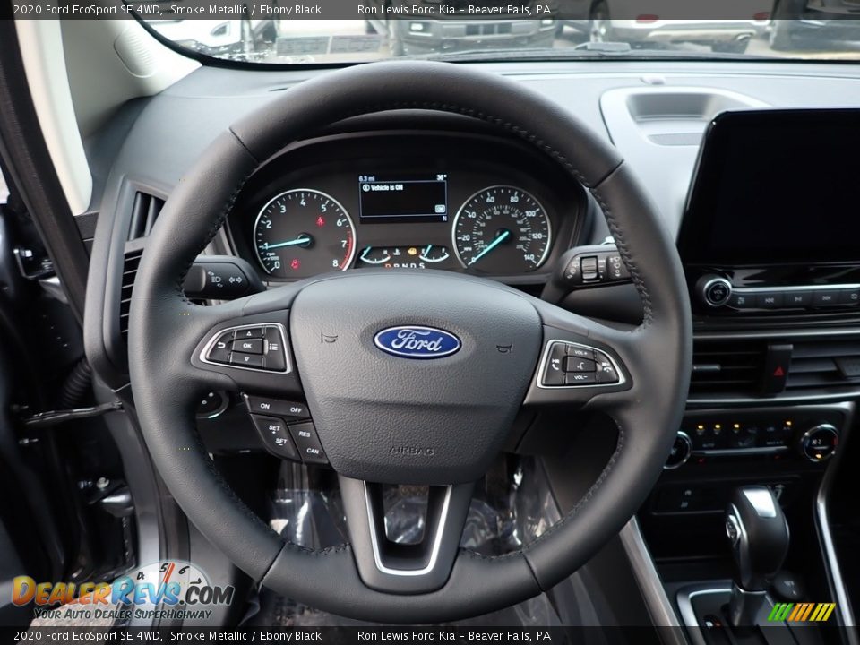 2020 Ford EcoSport SE 4WD Smoke Metallic / Ebony Black Photo #18
