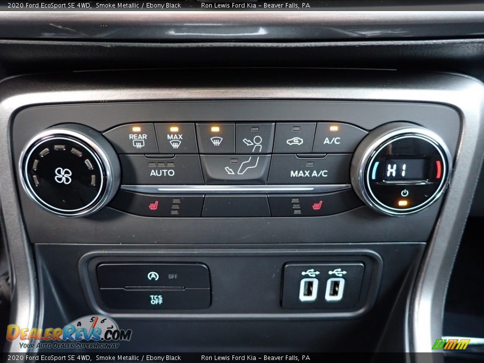 2020 Ford EcoSport SE 4WD Smoke Metallic / Ebony Black Photo #20