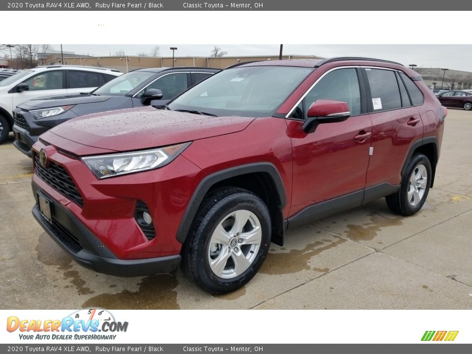 2020 Toyota RAV4 XLE AWD Ruby Flare Pearl / Black Photo #1