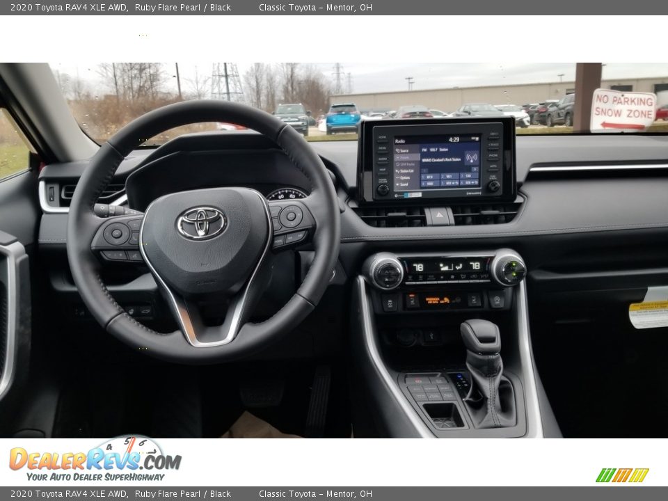 2020 Toyota RAV4 XLE AWD Ruby Flare Pearl / Black Photo #4
