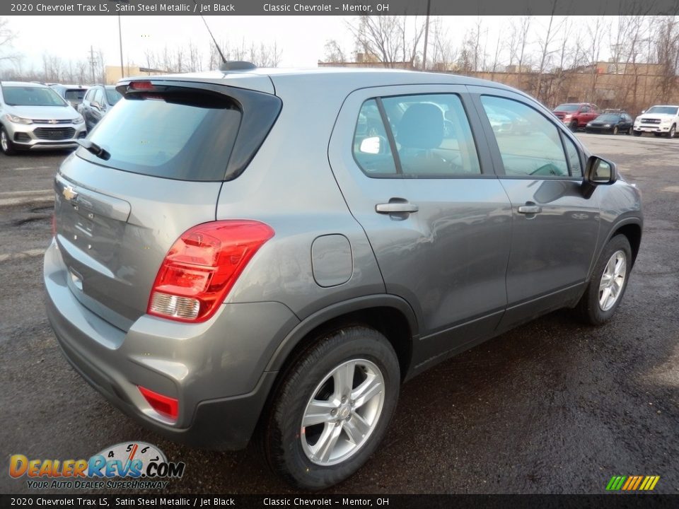 2020 Chevrolet Trax LS Satin Steel Metallic / Jet Black Photo #4