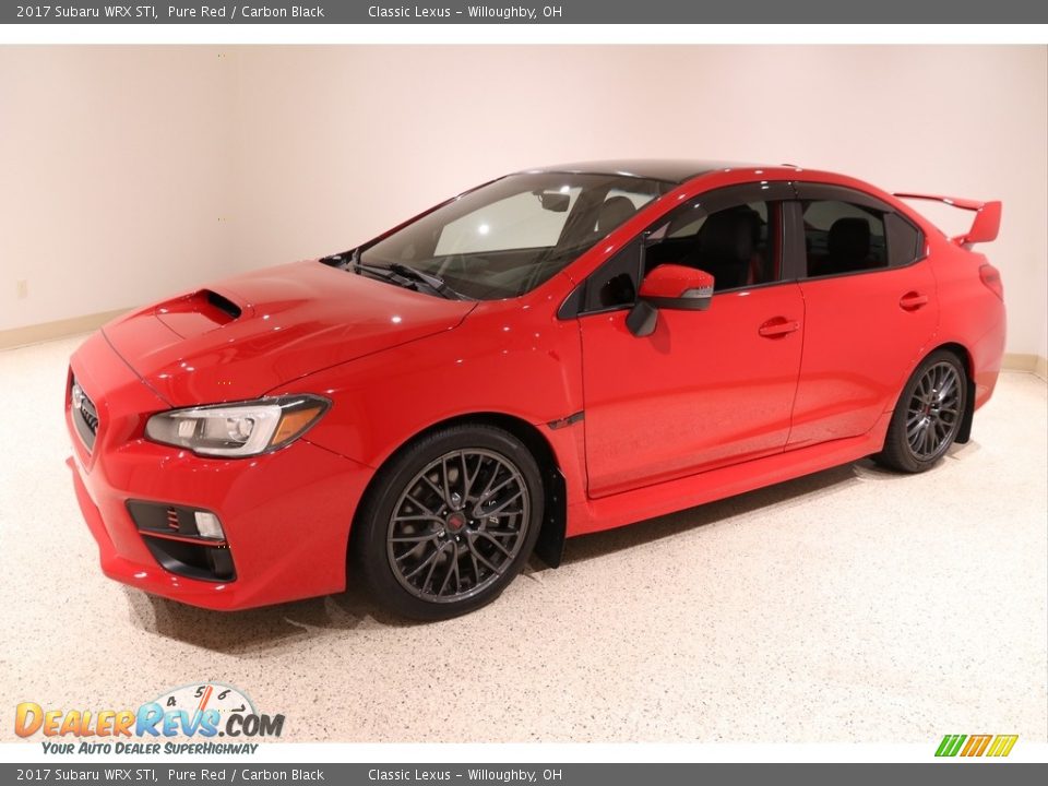 Pure Red 2017 Subaru WRX STI Photo #3