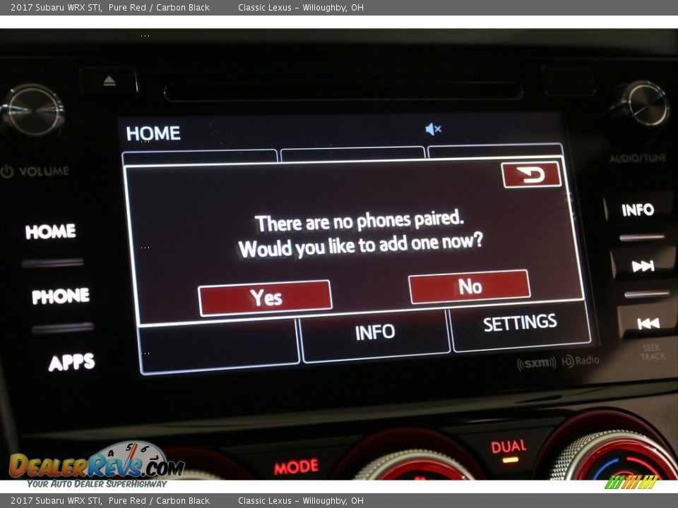 2017 Subaru WRX STI Pure Red / Carbon Black Photo #11