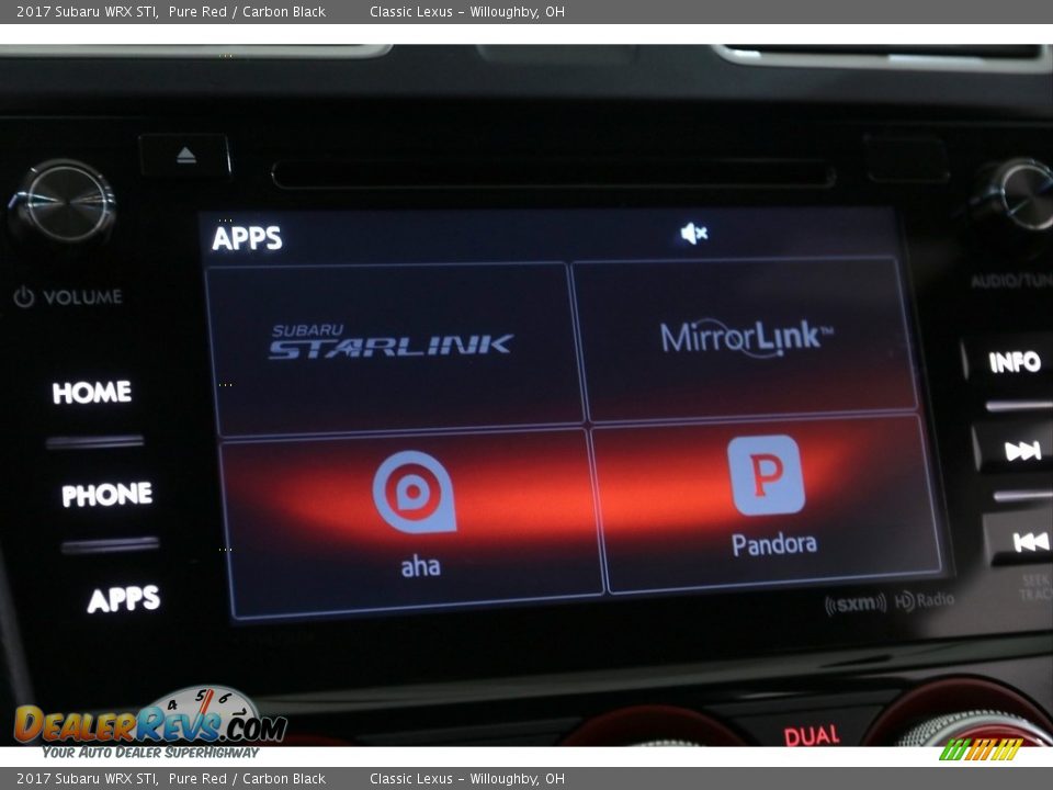 2017 Subaru WRX STI Pure Red / Carbon Black Photo #12