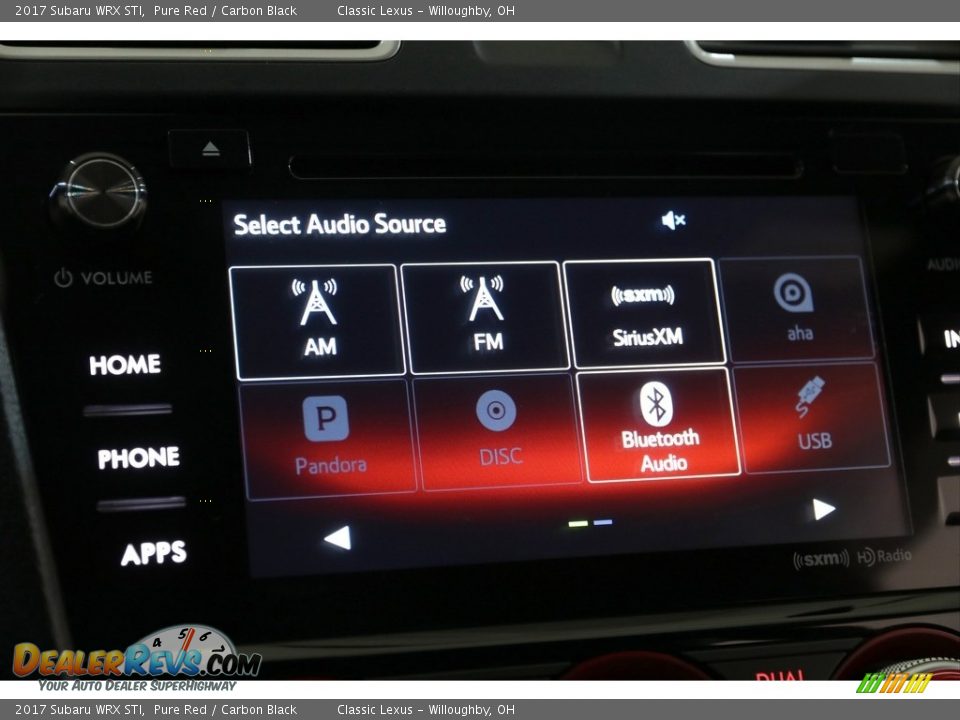 2017 Subaru WRX STI Pure Red / Carbon Black Photo #14