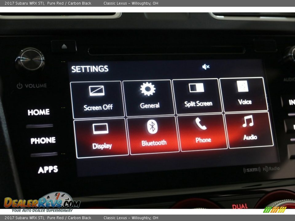 2017 Subaru WRX STI Pure Red / Carbon Black Photo #15
